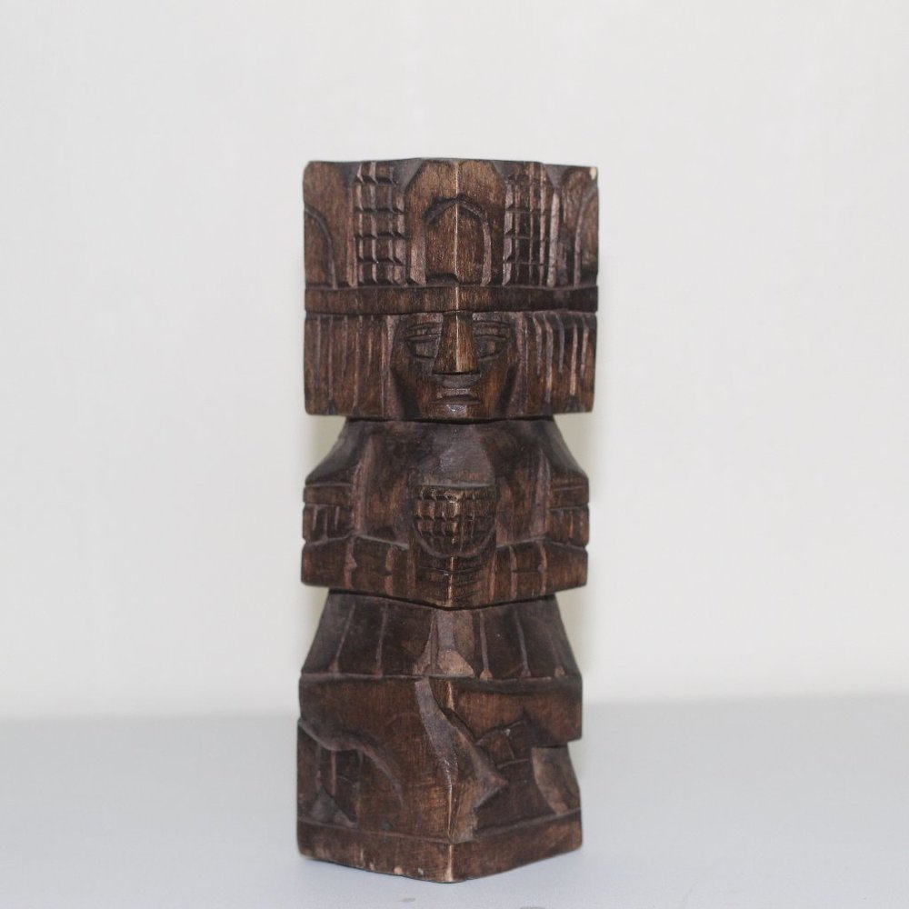 Wooden Totem Pole